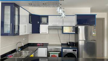 Chalet, 3 habitaciones, vista a la laguna | Cocina privada