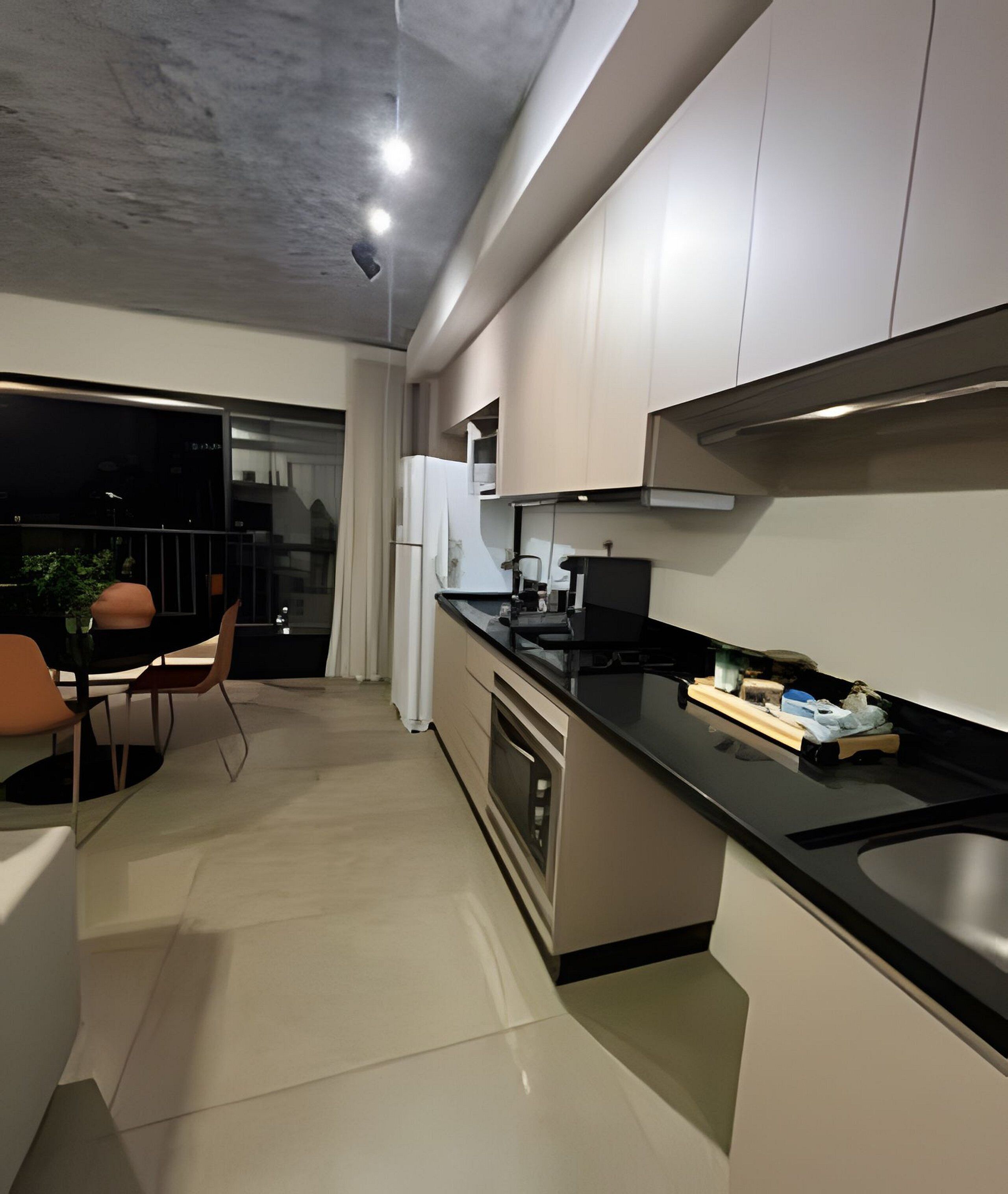 行政公寓 | 私人厨房 | 冰箱、厨具/餐具、冰柜、餐桌