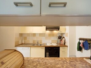 Fridge, cookware/dishes/utensils - Apartment  by Interhome (Laax)