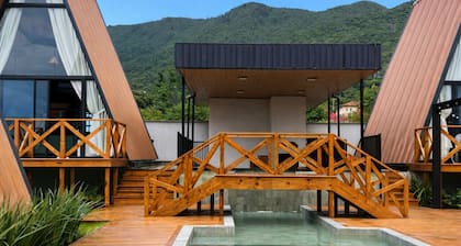 Cabana Industrial com Hidro e Piscina Aquecida