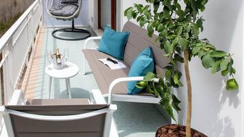 Tweepersoonskamer, balkon | Terras