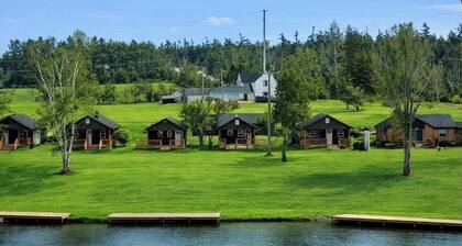 Pleasant 1-bedroom cabin with AC in charming Cheboygan