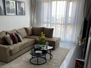 Living area - Modern 1 bedroom 16th Floor Kilimani0748863134 (Nairobi)