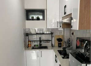 Private kitchen - Modern 1 bedroom 16th Floor Kilimani0748863134 (Nairobi)