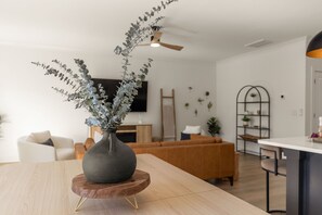 Living area - New Downtown Retreat! Walk to Riverfront & Convention Ctr (Wilmington)