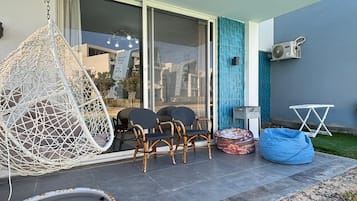 Chalet, 3 Bedrooms, Lagoon View | Terrace/patio