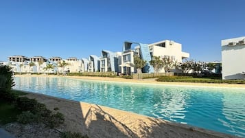 Chalet, 3 Bedrooms, Lagoon View | Pool | Seasonal outdoor pool