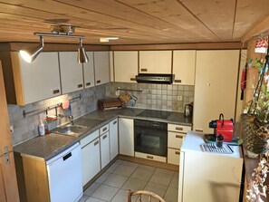 Fridge, oven, dishwasher, cookware/dishes/utensils - Bio-Hirschfarm, Versam, (Versam), 04002B by Interhome (Versam)