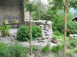 Terrace/patio - Altes Pfarrhaus, Surcasti, (Surcasti). by Interhome (Surcasti)