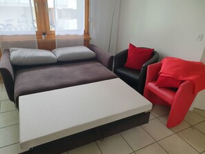 Living area - Davos Caplan Ledermann, Vella, (Vella). by Interhome (Vella)