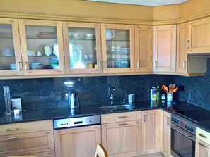 Fridge, oven, dishwasher, cookware/dishes/utensils - Residenza Bein, Morissen, (Morissen). by Interhome (Morissen)