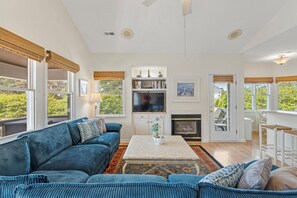 TV - Bliss: Shared Pool & Sports Center | Short Walk to Beach (Corolla)