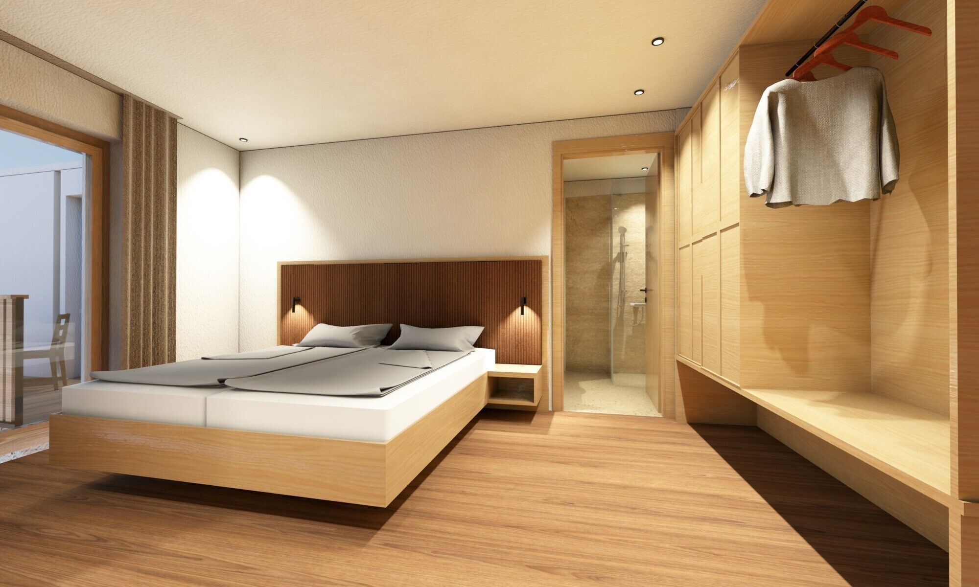 1 bedroom, WiFi, bed sheets