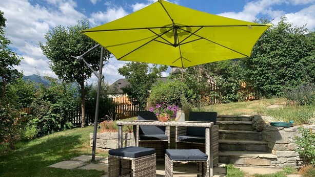 Outdoor dining - Chasa Bazzi, (Scuol) by Interhome (Scuol)