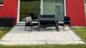 Outdoor dining - Agrotourismus Bauernhof Puntetta, (Müstair) by Interhome (Müstair)