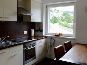 Fridge, oven, dishwasher, cookware/dishes/utensils - Chasa Rachögna, (Scuol) by Interhome (Scuol)