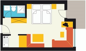مخطط تصميم الطابق