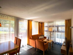 Living area - Apart Chasa Miramont, (Samnaun-Dorf). by Interhome (Samnaun)