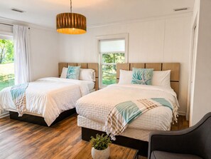 4 habitaciones, wifi, ropa de cama y acceso para silla de ruedas 