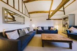 TV, fireplace - The Granary- Hopewell (Bristol)