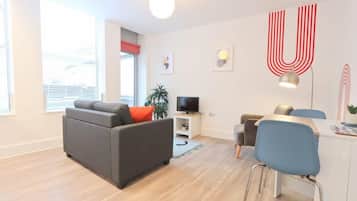 TV, DVD player, offices
