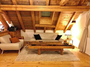 Living area - Chasa d'Uina, (Sent). by Interhome (Sent)