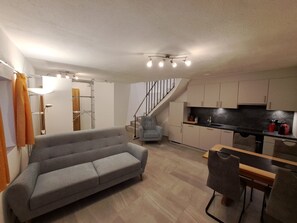 Living area - Chasa dals culombs, (Scuol). by Interhome (Scuol)
