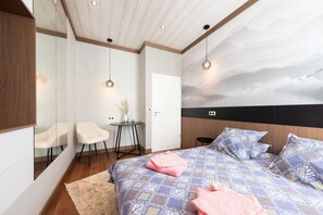 2 dormitorios, tabla de planchar con plancha, wifi y ropa de cama