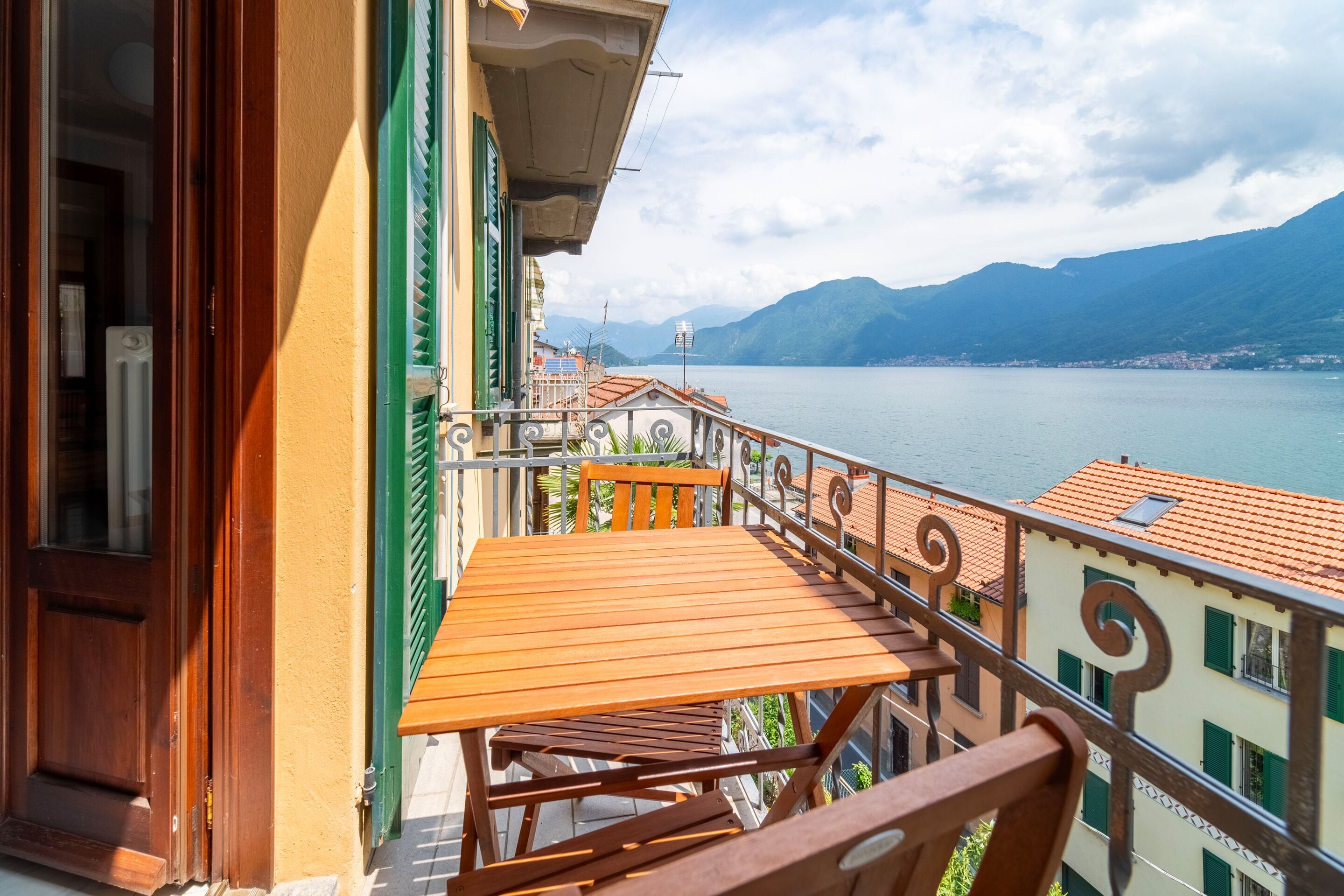 Appartement, 1 slaapkamer, balkon, uitzicht op meer | Balkon