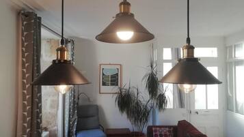 Appartement, 1 queensize bed met slaapbank, niet-roken, keuken | Interieur