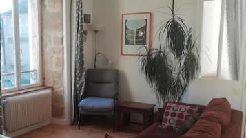 Appartement, 1 queensize bed met slaapbank, niet-roken, keuken | Woonruimte