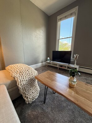 Living area - Cozy Private 1BR in the Heart of 5 Points (Denver)