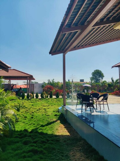 Cozy 2BHK Farm House Villa with Swim Pool and Rain Dance  Near Bor Tiger Reserve