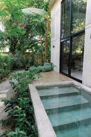 Terrace/patio - Tropical Loft Steps from the beach (Cabarete)