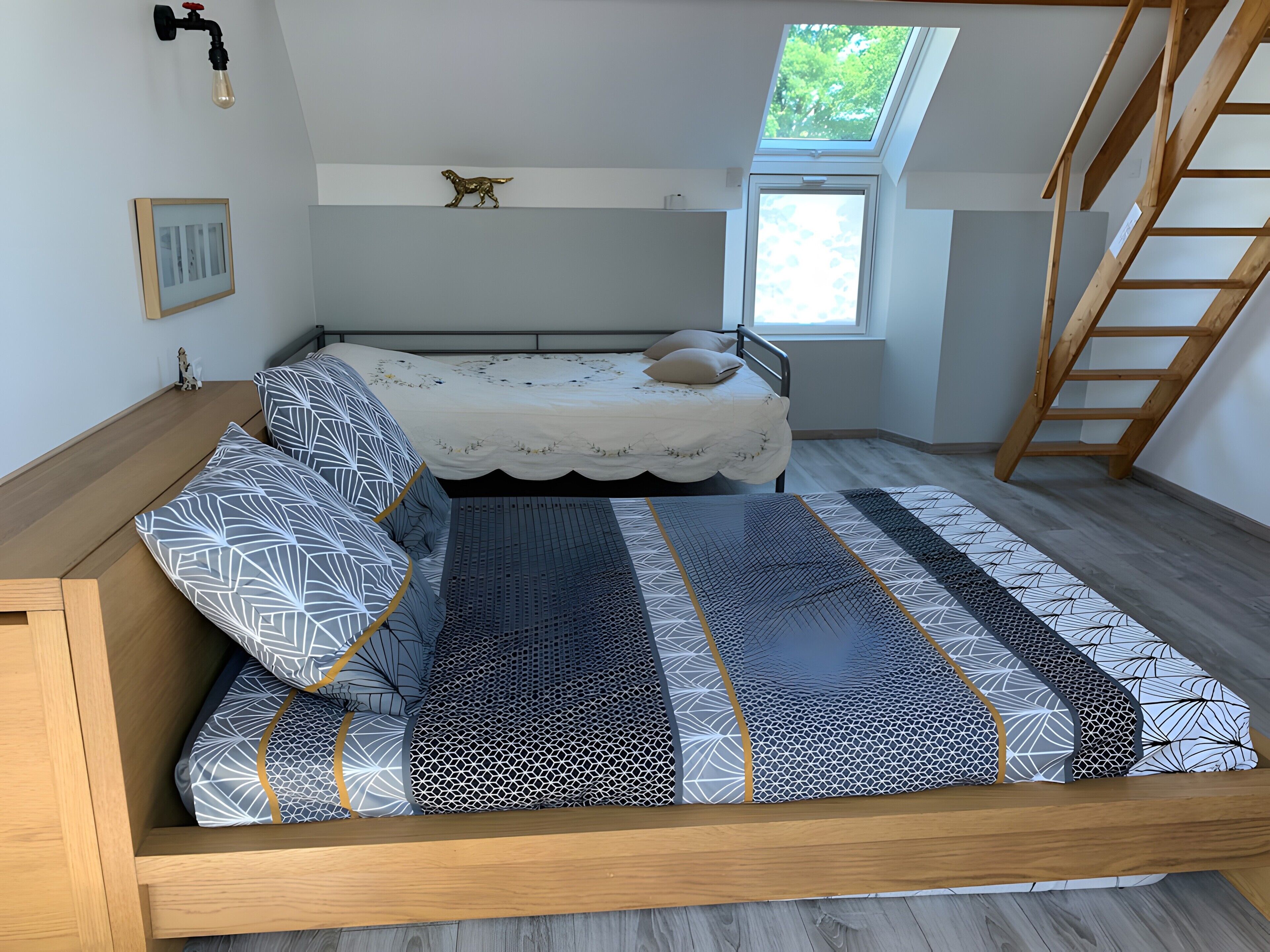1 chambre, fer et planche à repasser, Wi-Fi, draps fournis