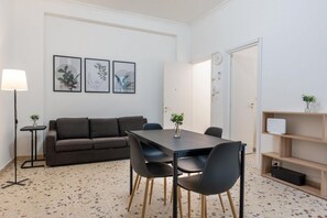 Dining - A cozy 75 sqm apartment on two levels, ideal for up to 4 people, located on the ground floor of a building (with internal stairs to the upper level).The property is located in a residential area of ​​Catania, a short walk from the seafront and about  (Catania)