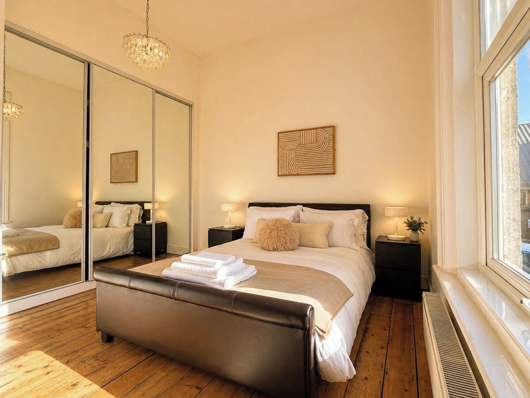 2 bedrooms, iron/ironing board, Internet, bed sheets