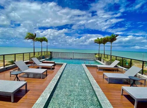 Arpoar 215 - Beachfront apartment in Manaíra for 3 people