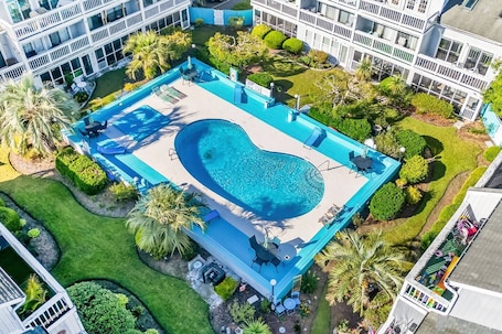 Pool. One Bedroom One Bath Condo at Golf Colony