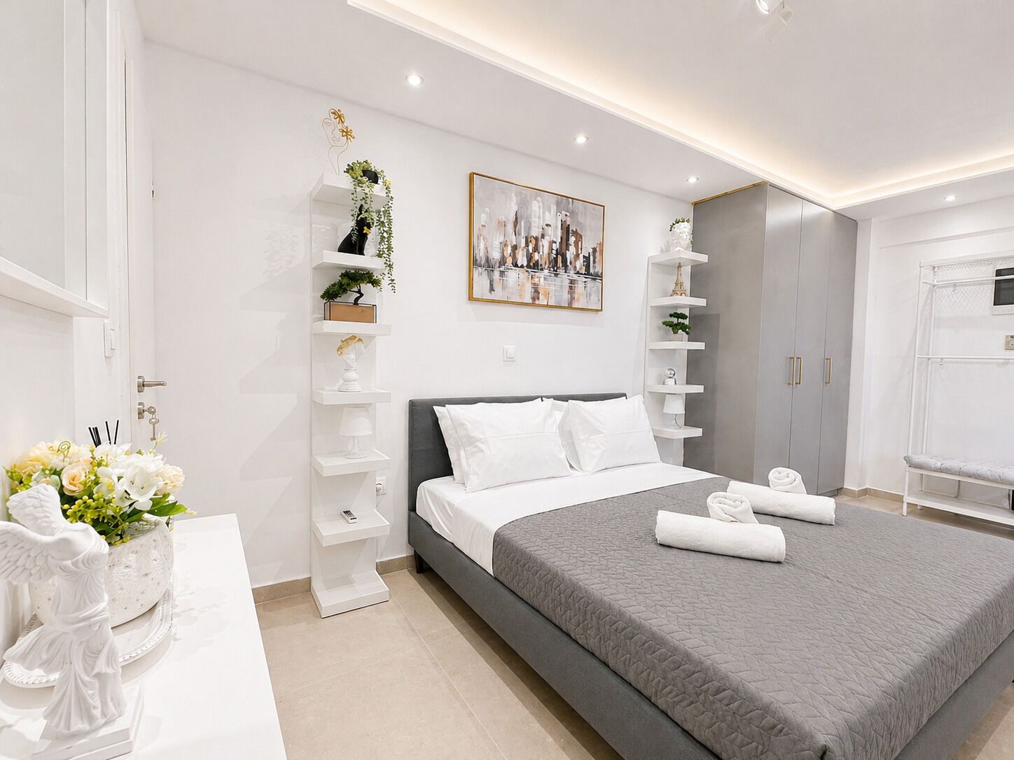 1 bedroom, iron/ironing board, Internet, bed sheets