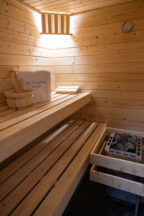 Sauna - La Tzoumaz Lodge, 4 Vallées luxury chalet, daily housekeeping, sleeps 10 to 12 (Riddes)