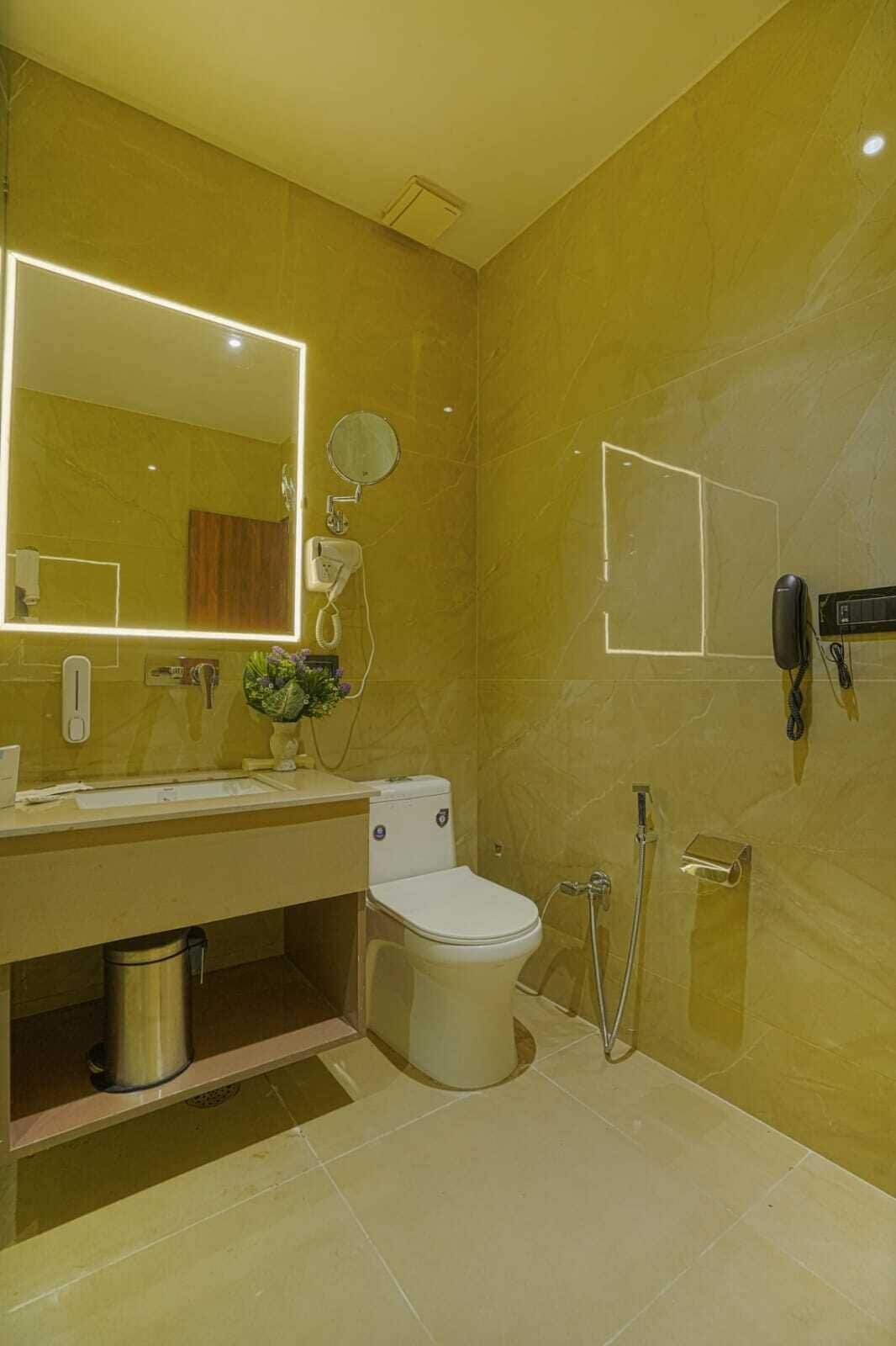 Dusche, Handtücher, Seife, Shampoo