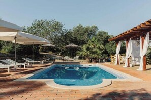 Pool - Writer's retreat: cottage with outdoor bath and pool (Moncarapacho)