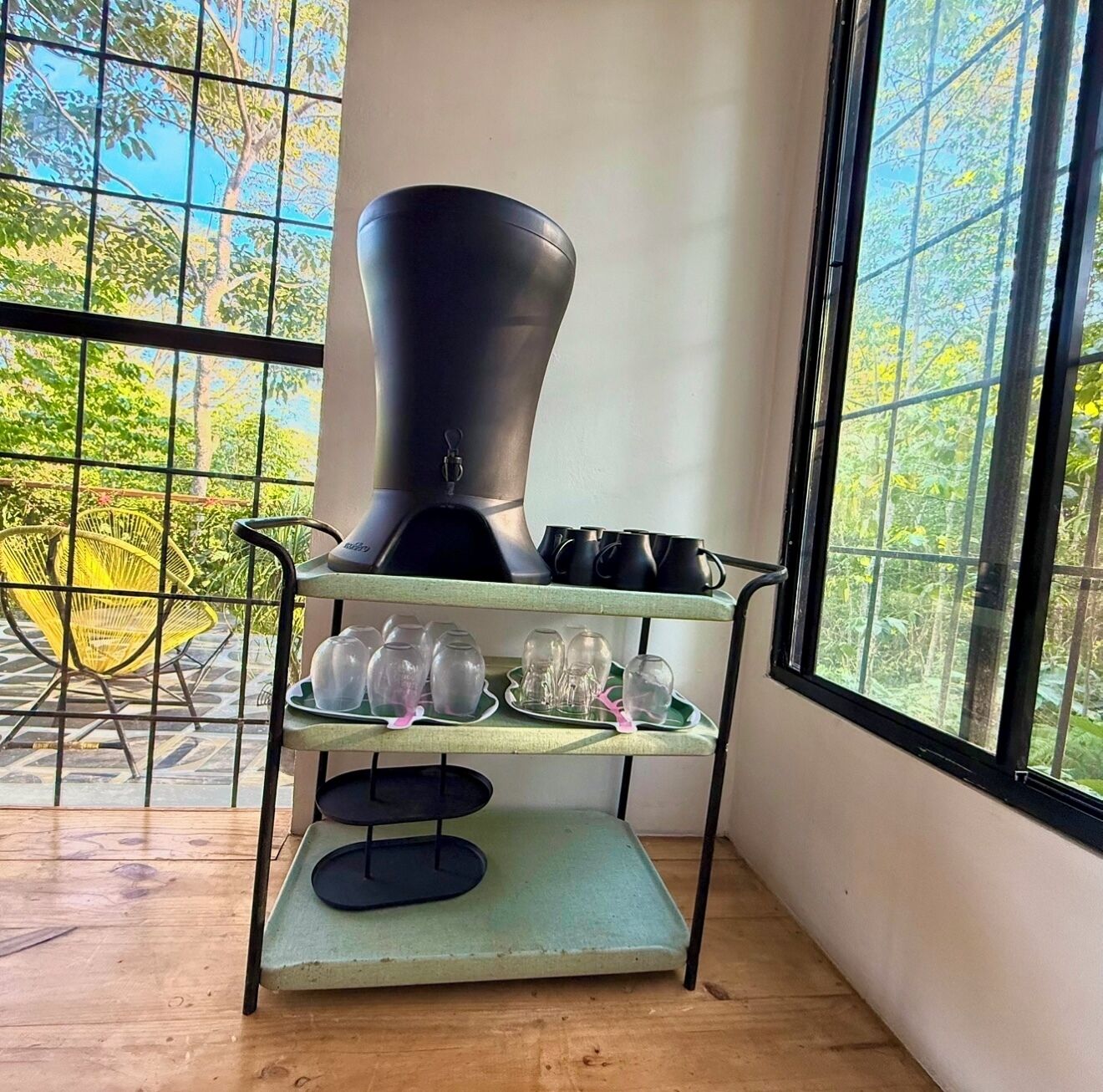 One of a kind signature villa, botanic paradise | Private kitchenette | Full-sized fridge, microwave, coffee/tea maker, cookware/dishes/utensils