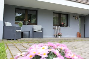 Terrace/patio - Vacation apartment with its own sauna (Hofsgrund)
