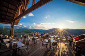 Outdoor dining - New Listing! Views, Game Rm, Theater, Fire Pit! (Gatlinburg)