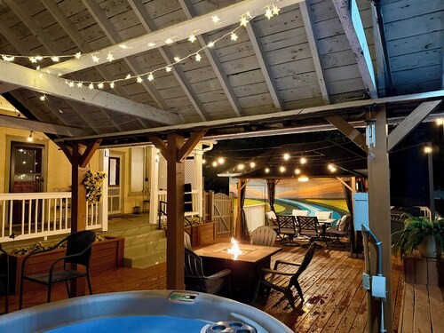 One-of-a-kind historic getaway, where timeless charm meets modern fun & comfort.