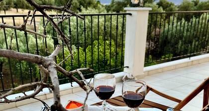 Horizon House in Evia
With olive grove and vineyard