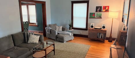 Smart TV, books, music library