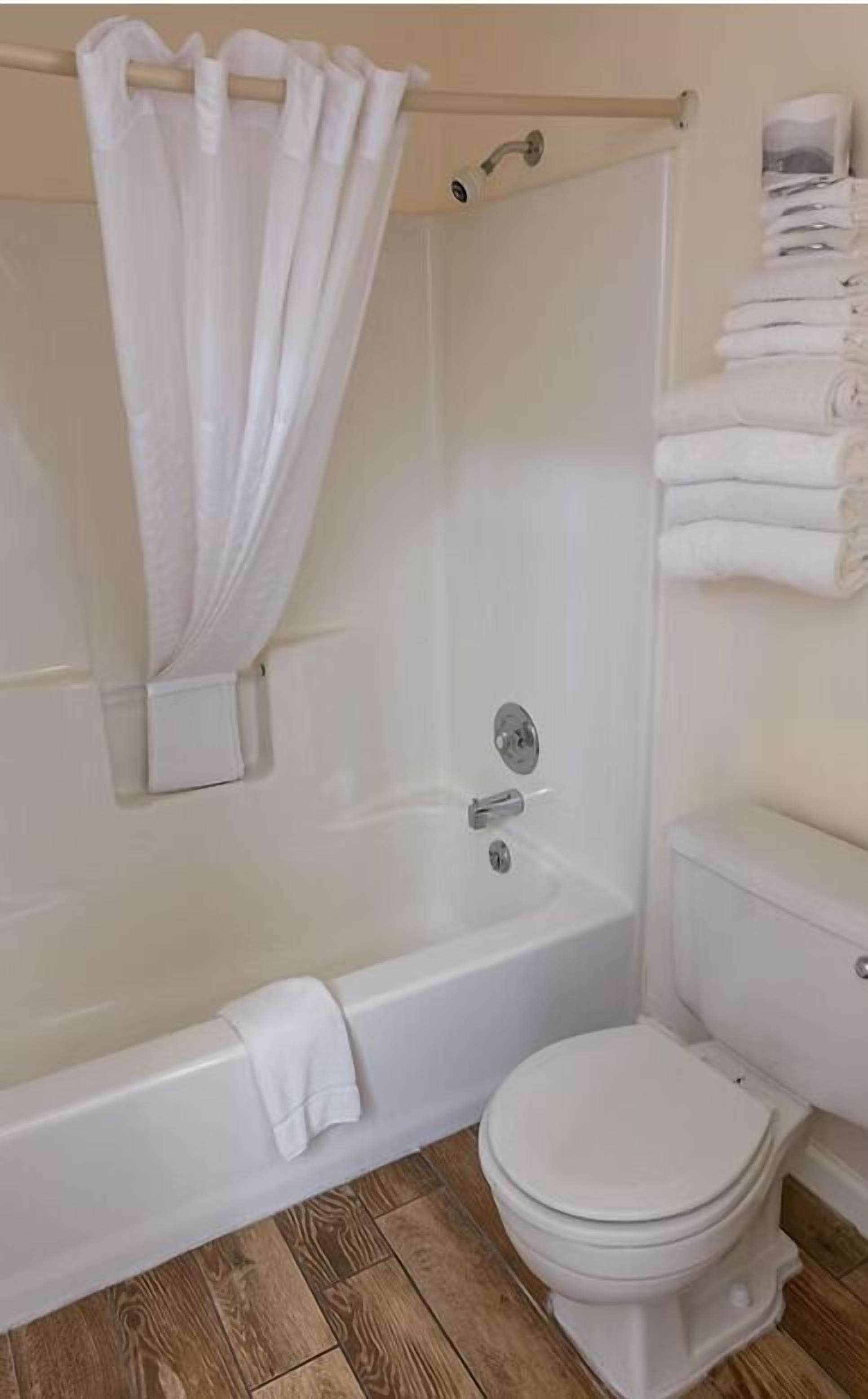 Hair dryer, towels